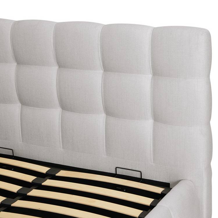 Habitat Bowie Small Double End Lift Ottoman Bed - Grey