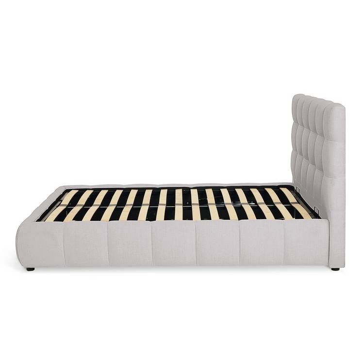Habitat Bowie Small Double End Lift Ottoman Bed - Grey