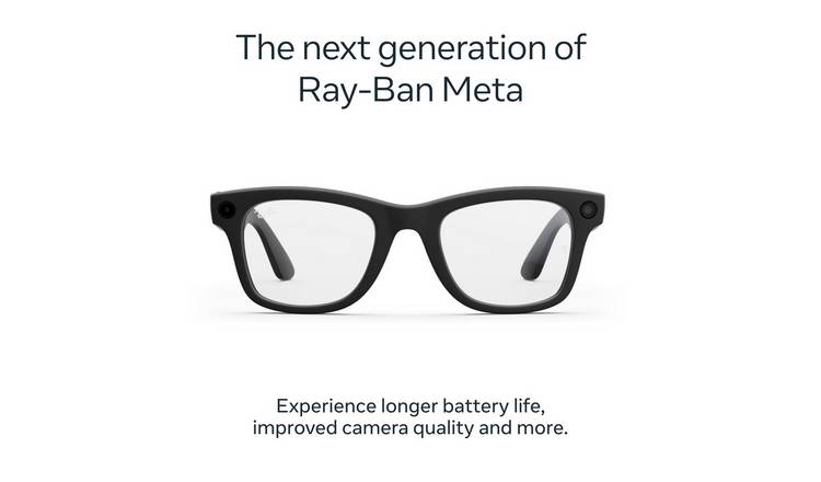 Ray-Ban Meta Wayfarer Gen 2 - Matte Black, Clear