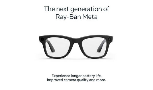 Ray-Ban Meta Wayfarer Gen 2 - Matte Black, Clear