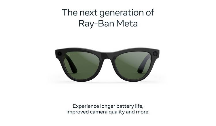 Ray-Ban Meta Skyler Gen 2 - Shiny Black, Green