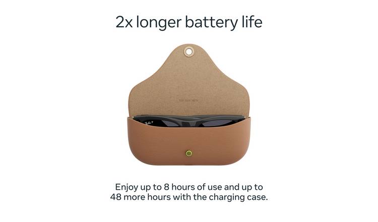 Ray-Ban Meta Skyler Gen 2 - Shiny Black, Polarised Graphite