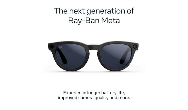 Ray-Ban Meta Headliner Gen 2 - Black, Transitions Sapphire