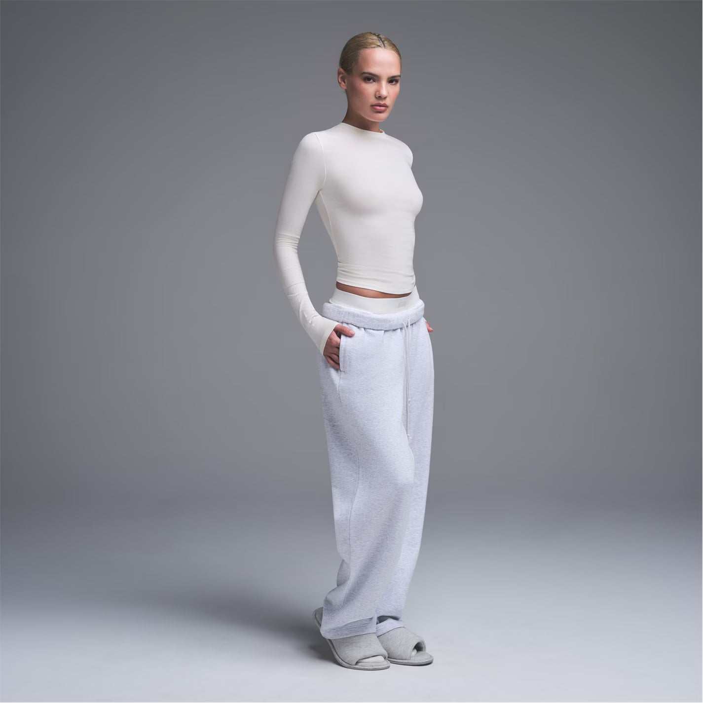 Womens Cotton Jersey Long-Sleeve T-Shirt