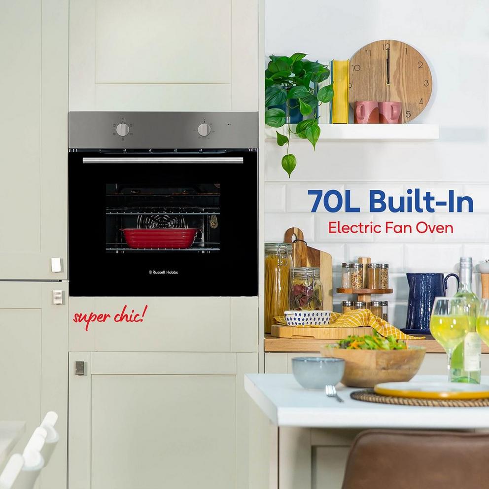 Russell Hobbs RHFEO7004SS 70L Electric fan oven