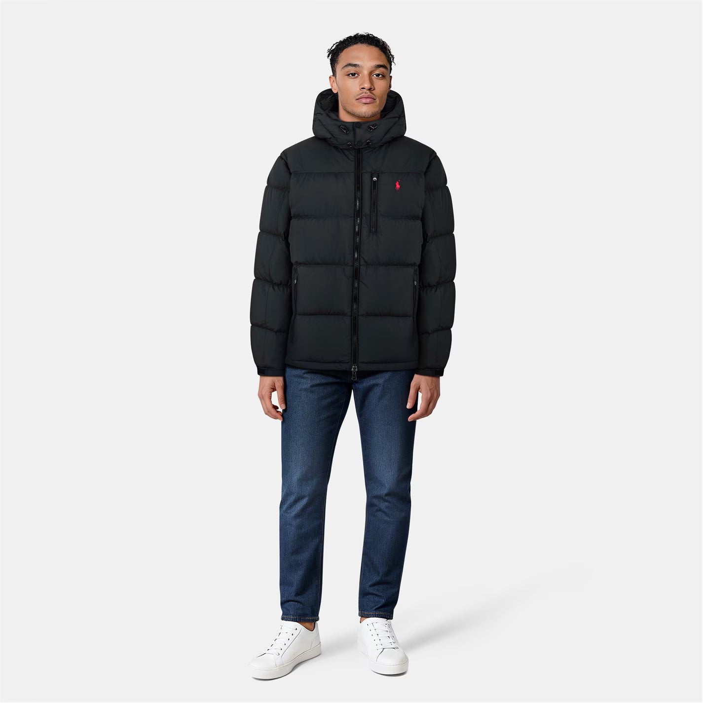 Men's El Cap Water Resistant Duck Down Detachable Hood Short Puffer Jacket