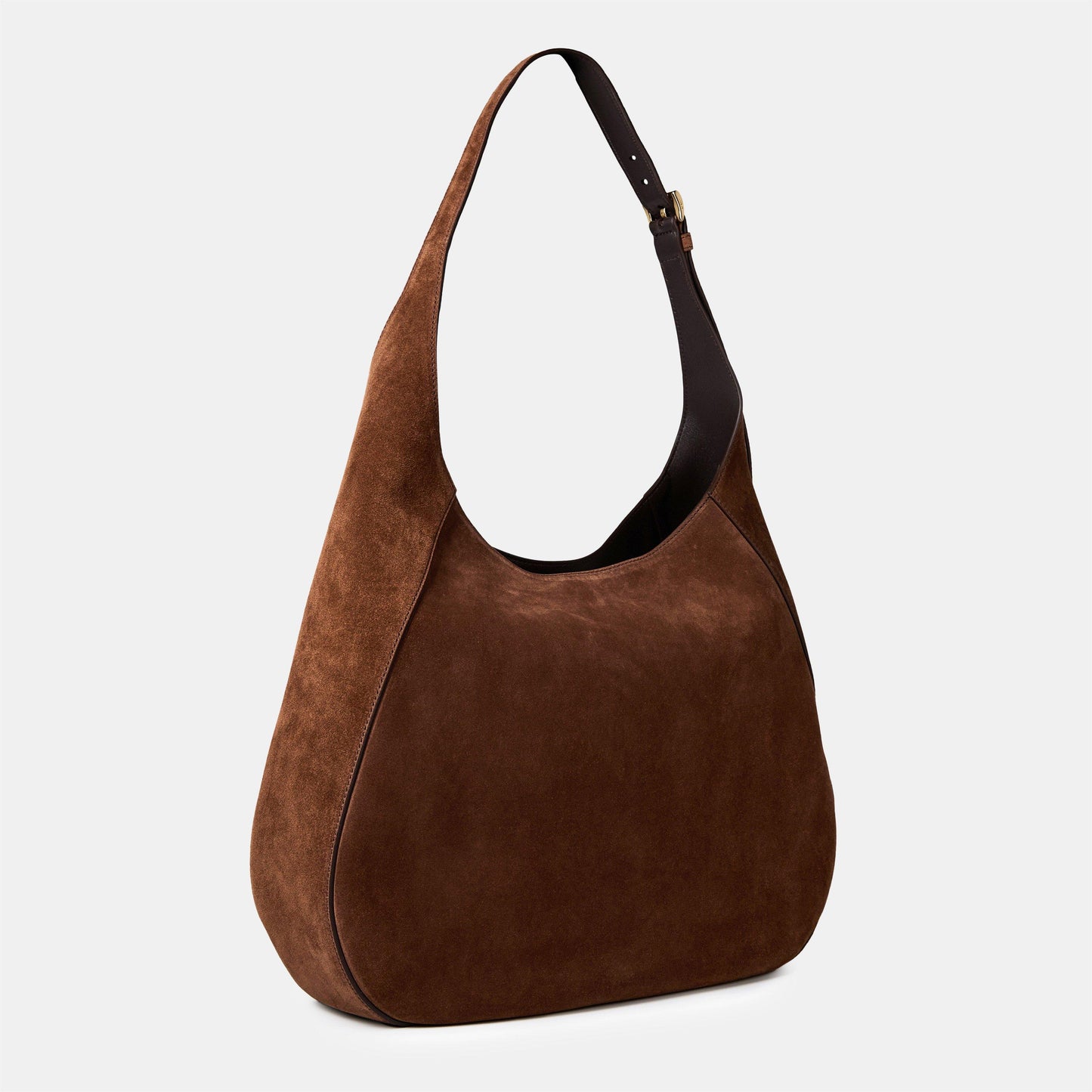 Prada Logo Large Suede Shoulder Tote Bag