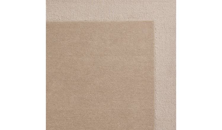 Habitat Simple Border Wool Cut Pile Rug - 160x230cm