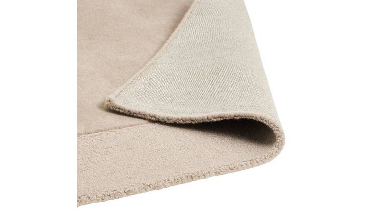 Habitat Simple Border Wool Cut Pile Rug - 160x230cm