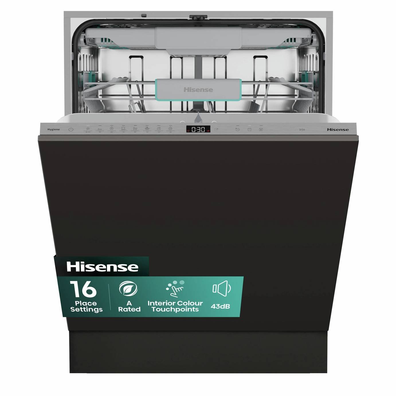 Hisense HV16AUK Integrated Full Size Dishwasher