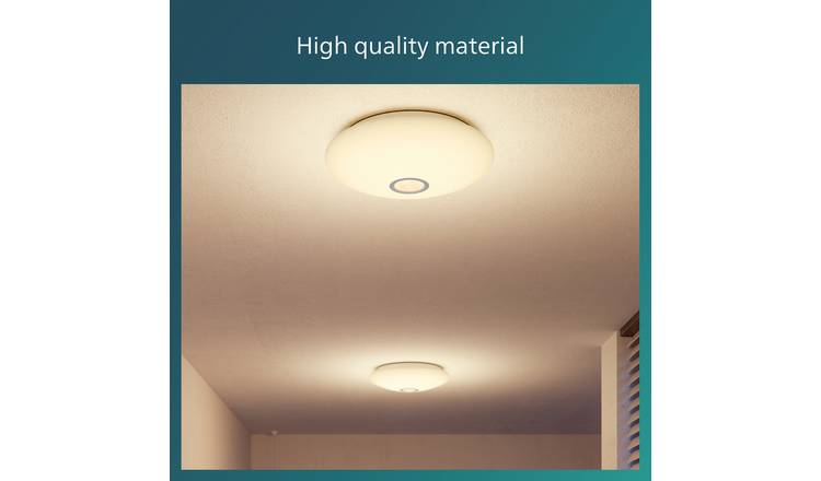 Philips Mauve PIR Sensor 16W Flush Ceiling Light - White
