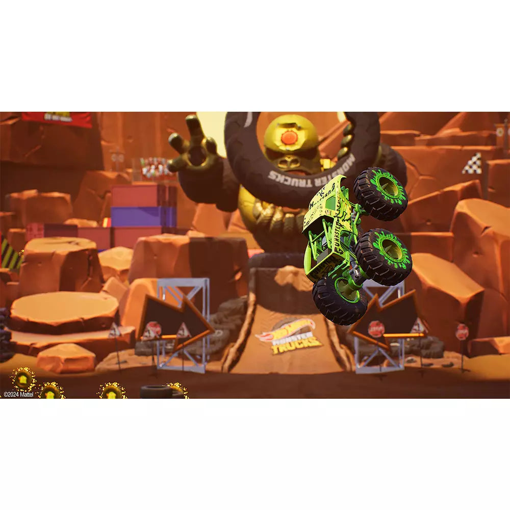 Hot Wheels Monster Trucks Stunt Mayhem Dlx Ed Switch Game
