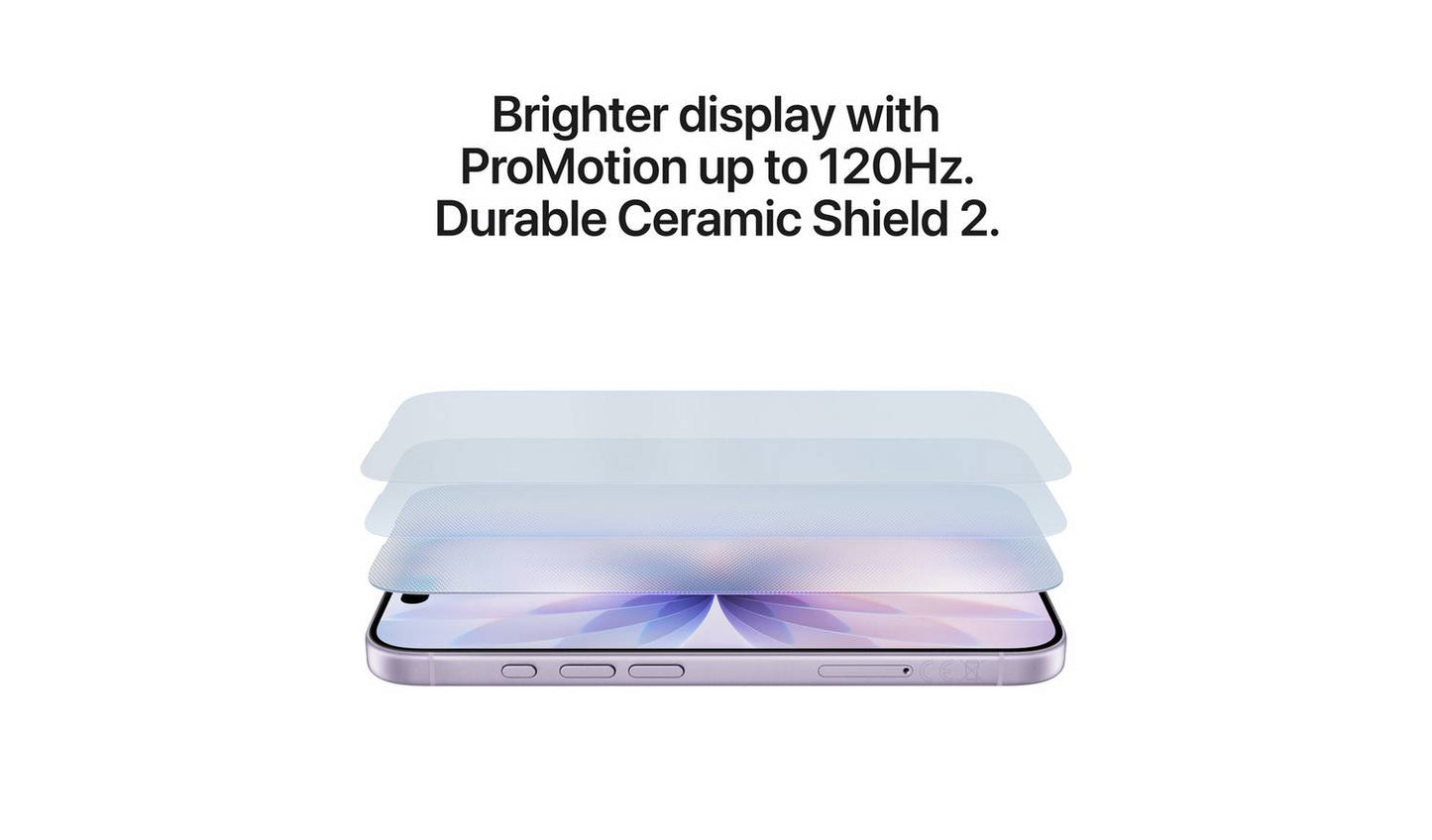 SIM Free iPhone 17 5G 256GB AI Mobile Phone - Lavender