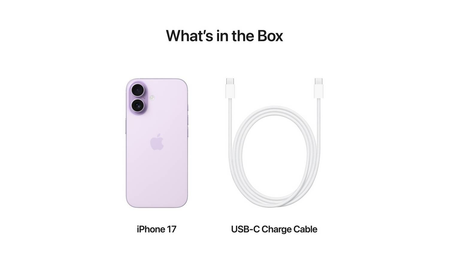 SIM Free iPhone 17 5G 256GB AI Mobile Phone - Lavender