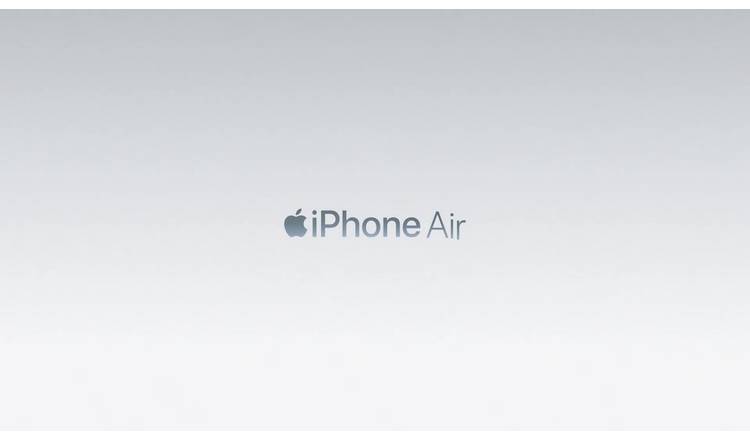 SIM Free iPhone Air 5G 1TB AI Mobile Phone - Cloud White