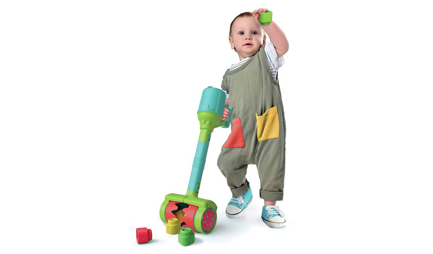 Clementoni Soft Clemmy Sensory Roller Vacuum Cleaner Toy