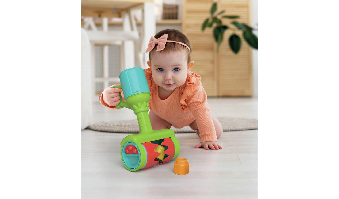 Clementoni Soft Clemmy Sensory Roller Vacuum Cleaner Toy