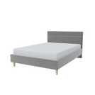 Millbrook Miller Double Fabric Bed Frame - Grey