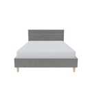 Millbrook Miller Double Fabric Bed Frame - Grey