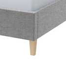 Millbrook Miller Double Fabric Bed Frame - Grey
