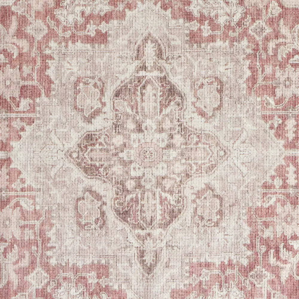 Habitat Vintage Effect Red Flatweave Runner - 80x150cm