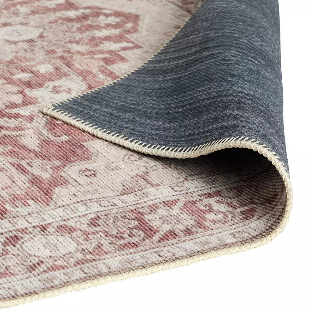 Habitat Vintage Effect Red Flatweave Runner - 80x150cm