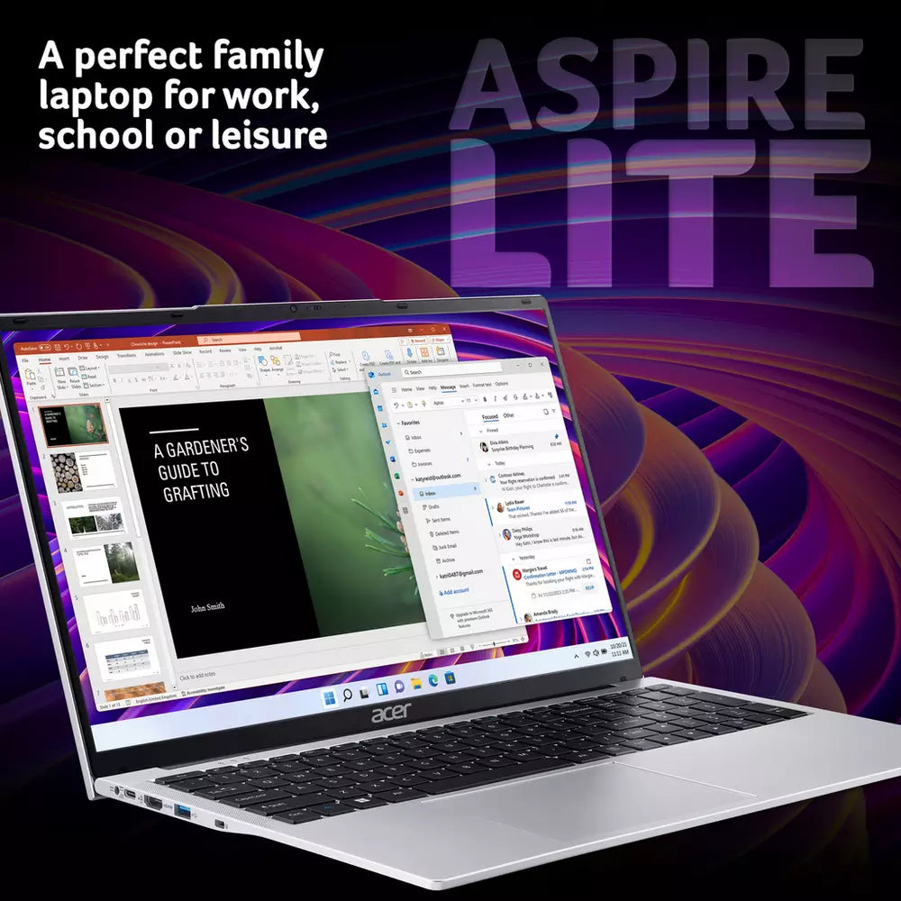 Acer Aspire Lite 17.3in N150 4GB 128GB Laptop - Silver