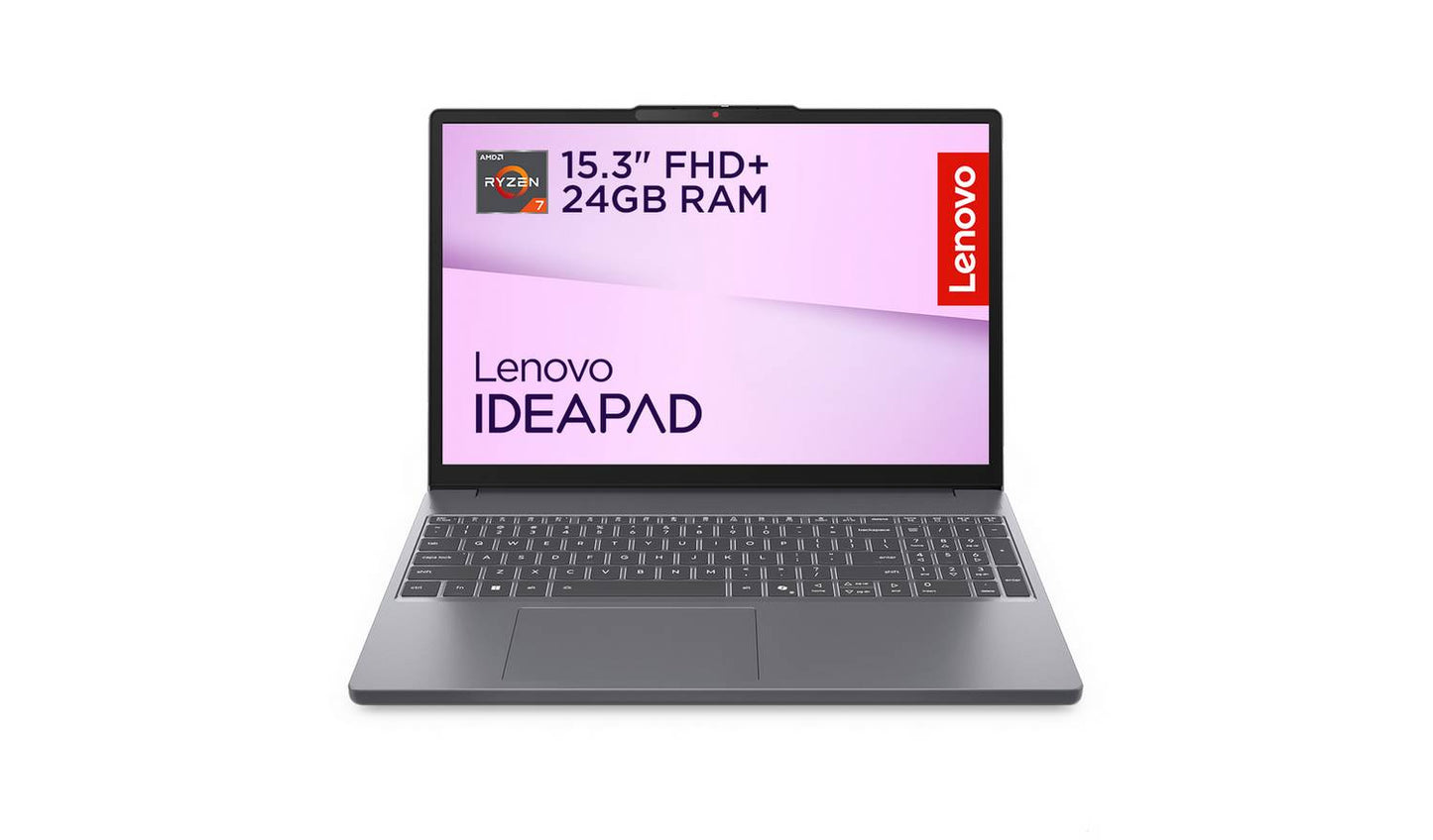 Lenovo Slim 3 15.3in R7 24GB 1TB Laptop - Grey
