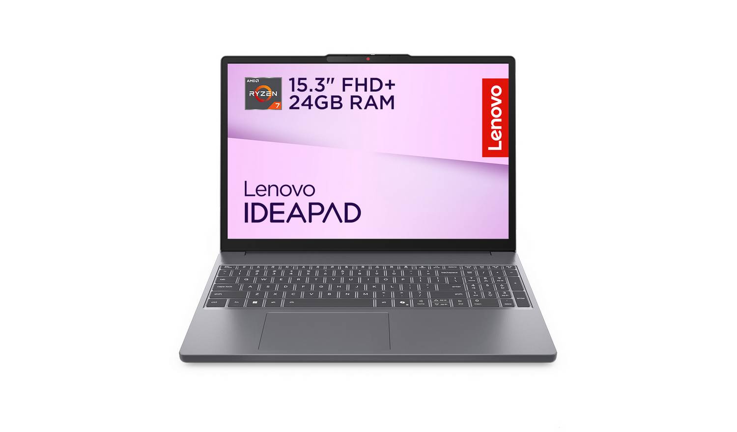Lenovo Slim 3 15.3in R7 24GB 1TB Laptop - Grey