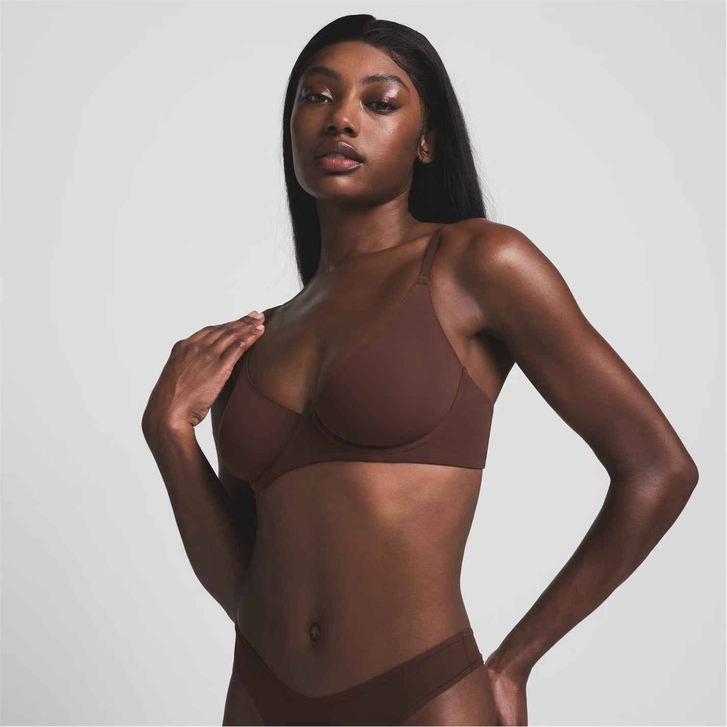 SKIMS Womens Fits Everybody Unlined Demi Bra