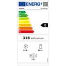 Hisense RQ768N4GBE KitchenFit Fridge Freezer -Black Glass