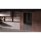 Hisense RQ768N4GBE KitchenFit Fridge Freezer -Black Glass