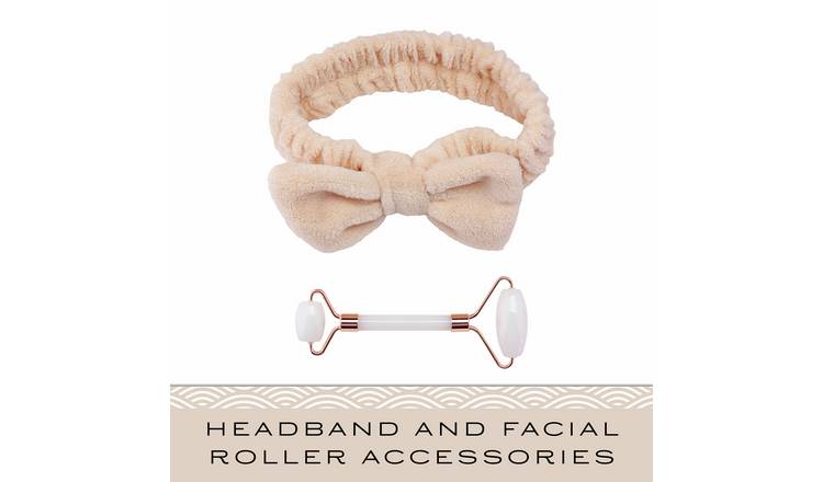 Sensio LED Mirror and Jade Facial Roller Gift Set