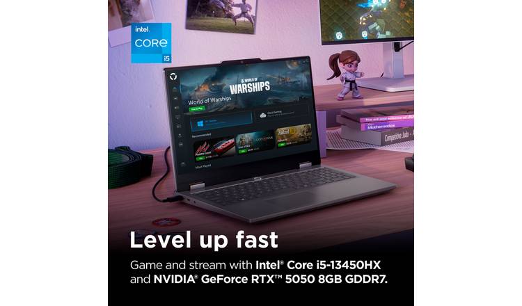 Lenovo LOQ E15 15.6in i5 16GB 512GB RTX5050 Gaming Laptop