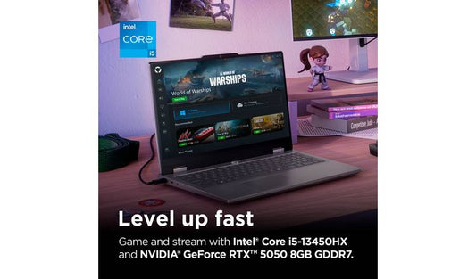 Lenovo LOQ E15 15.6in i5 16GB 512GB RTX5050 Gaming Laptop