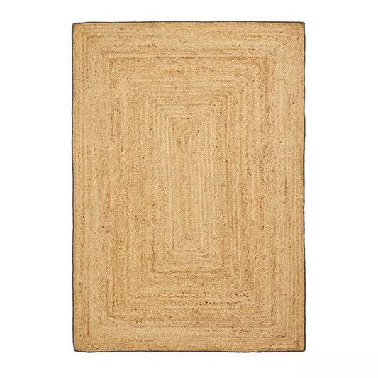 Habitat Braided Grey Border Jute Flatweave Rug - 120x170cm