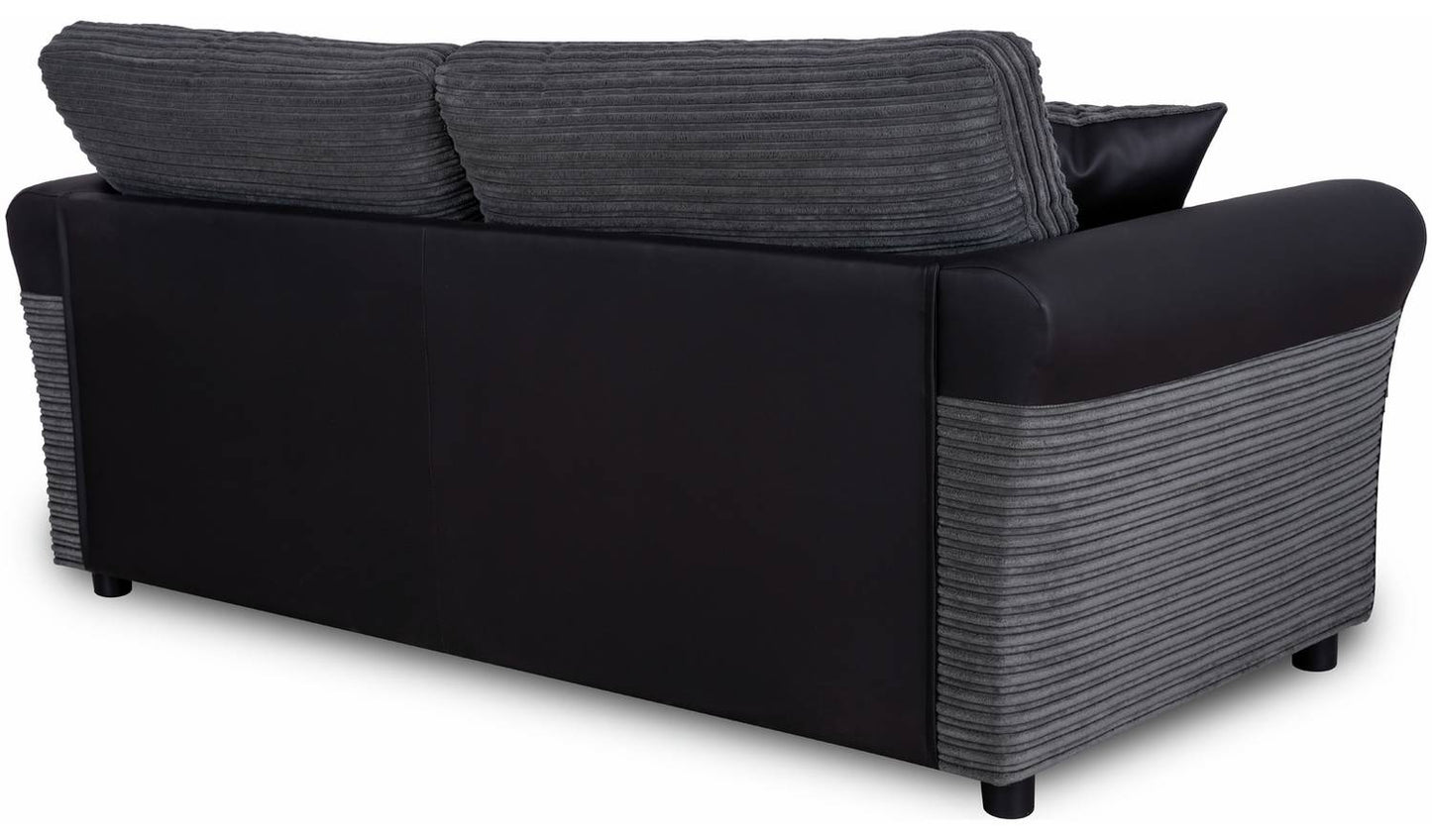 Argos Home Harry Fabric 2 Seater Sofa Bed - Charcoal