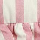 Argos Home Pink Striped Outdoor Cushion with Frill