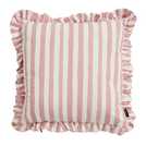 Argos Home Pink Striped Outdoor Cushion with Frill
