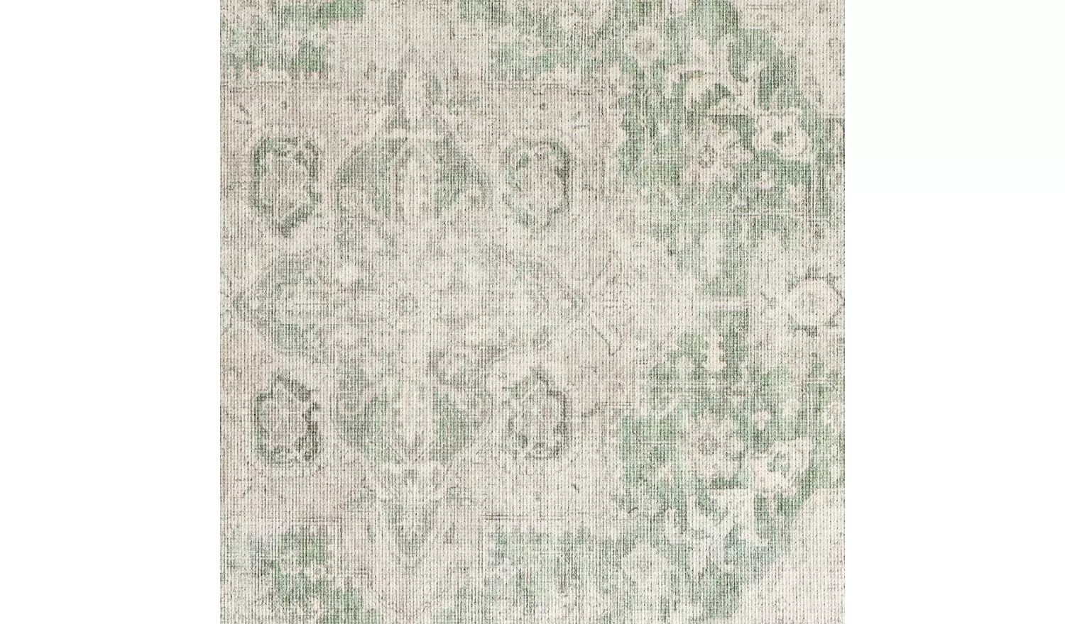 Habitat Vintage Effect Green Flatweave Runner - 80x150cm