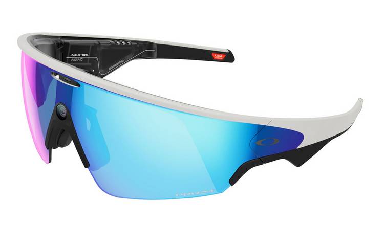 Oakley Meta Vanguard - White, Prizm Sapphire