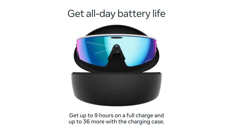 Oakley Meta Vanguard - White, Prizm Sapphire