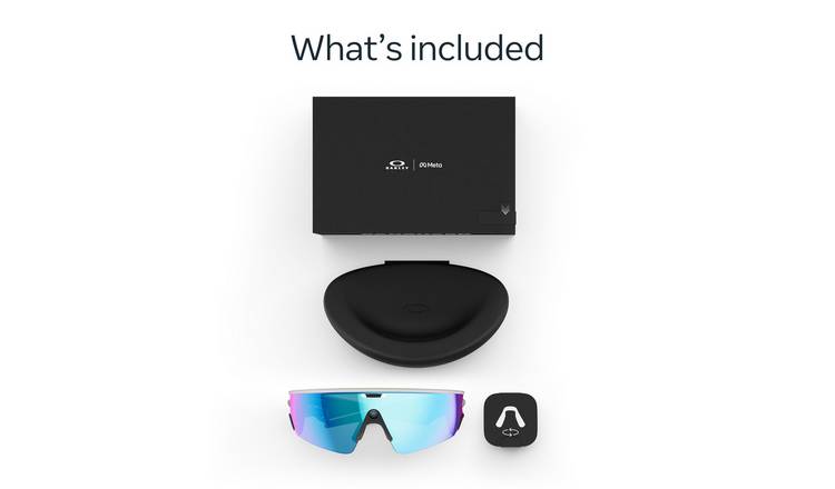 Oakley Meta Vanguard - White, Prizm Sapphire