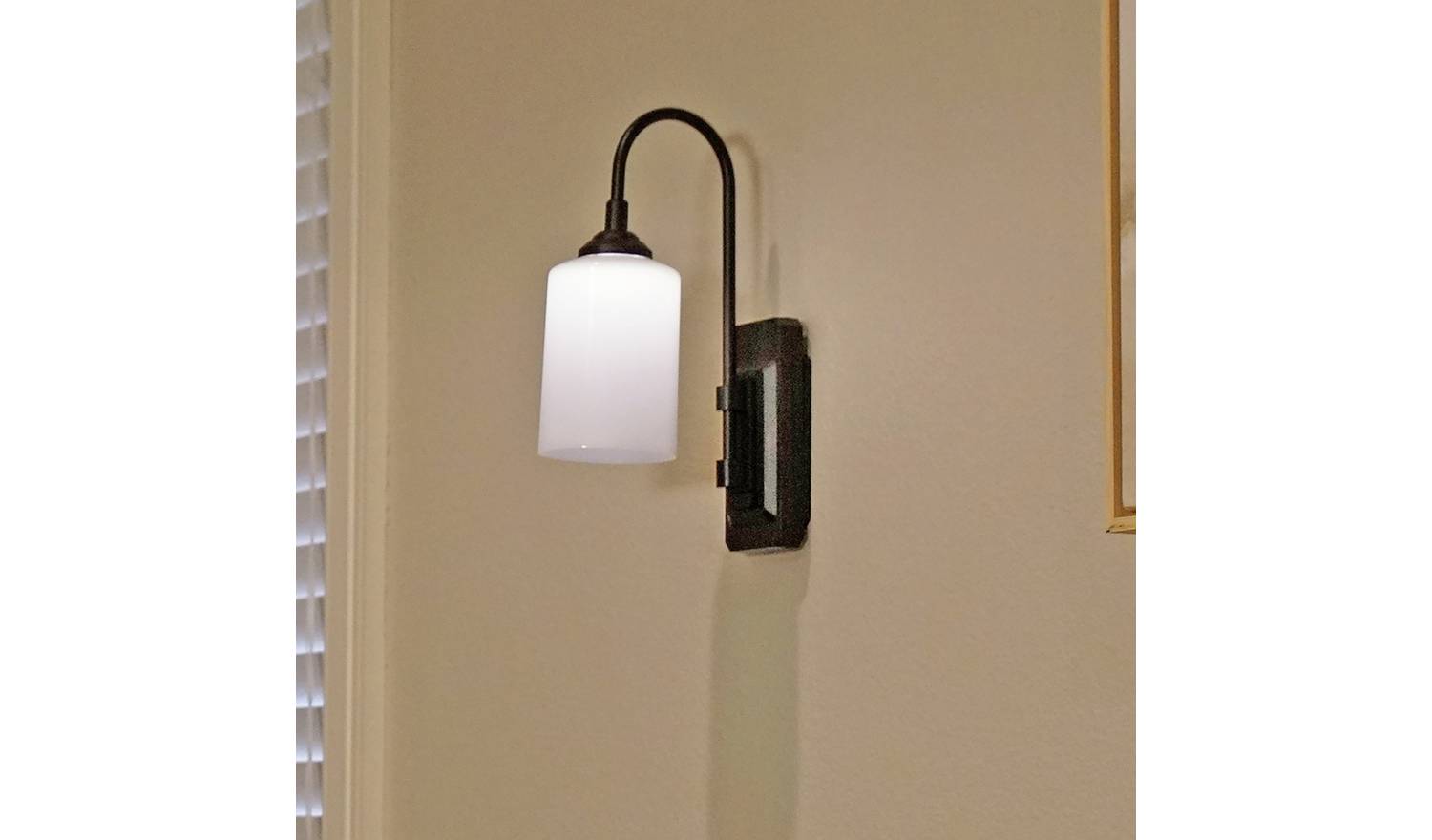 JML Smart Sconce Wireless Wall Light - Black