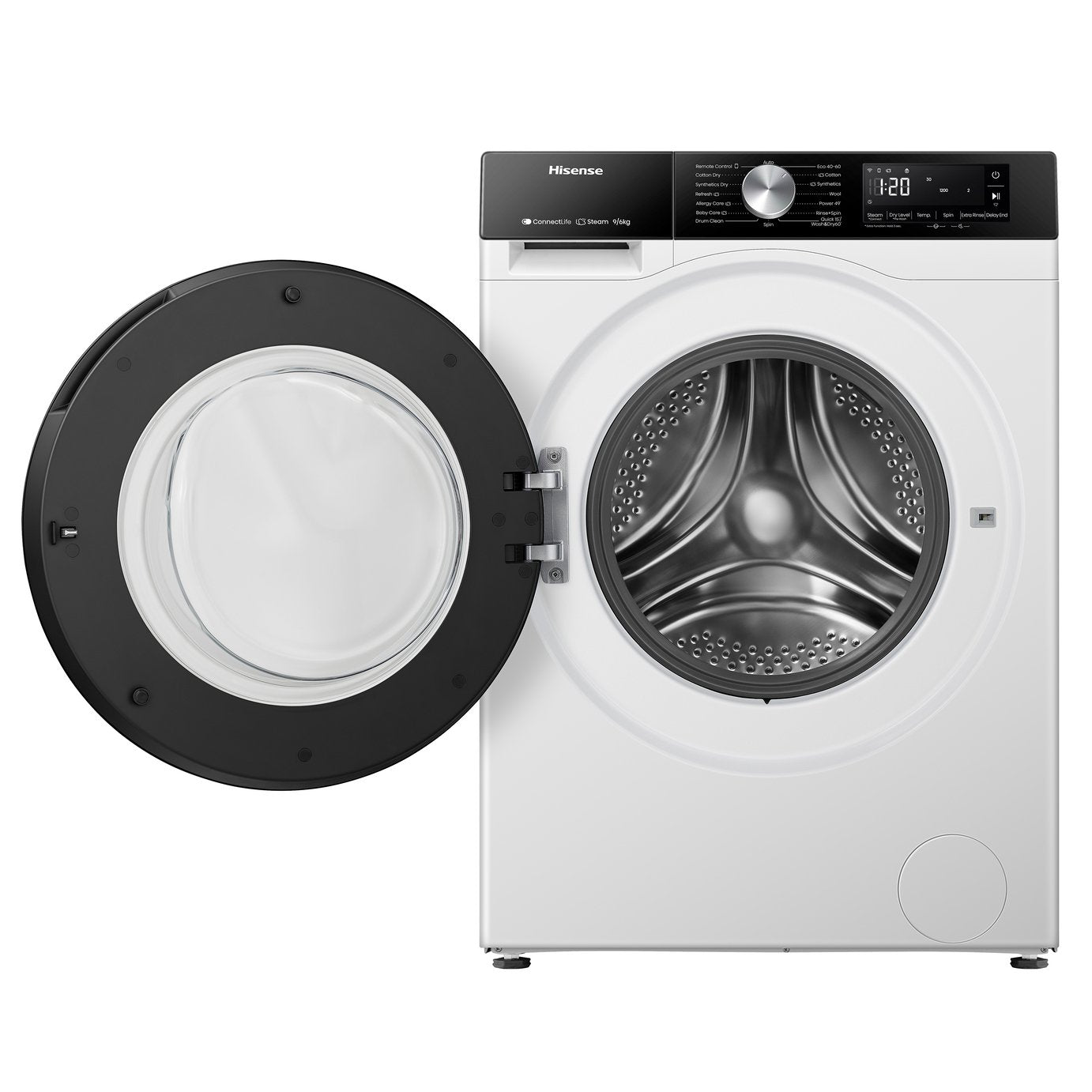 Hisense WD3S9043BW3 9/6KG 1400 Spin Washer Dryer - White