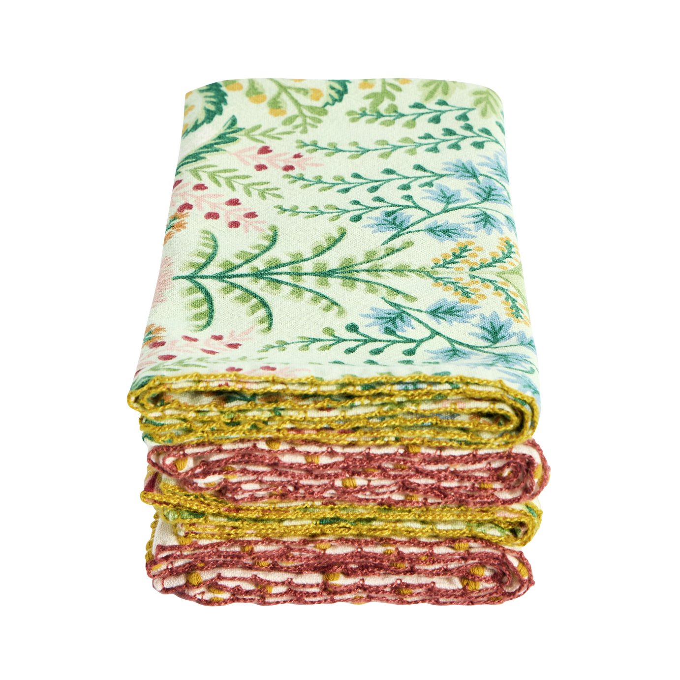 Habitat x Sanderson & National Trust Pack of 4 Napkins