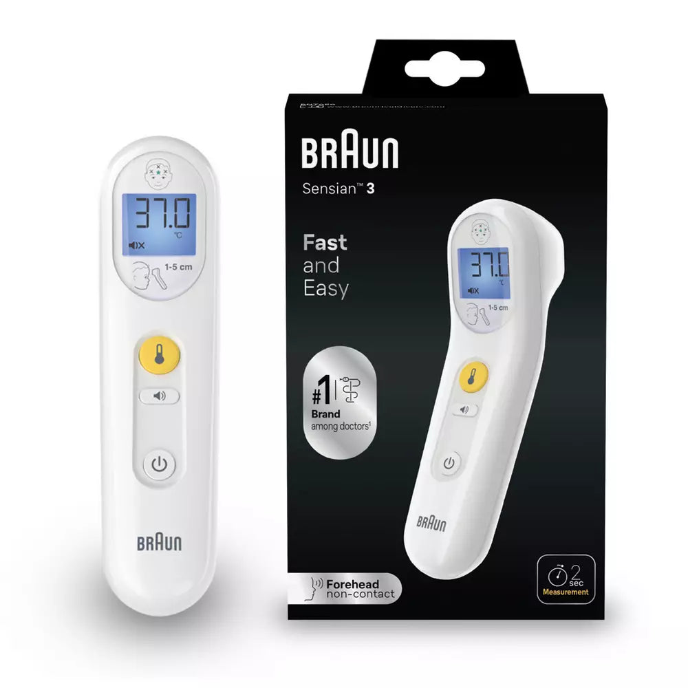 Braun Sensian 3 Forehead Non-Contact Thermometer