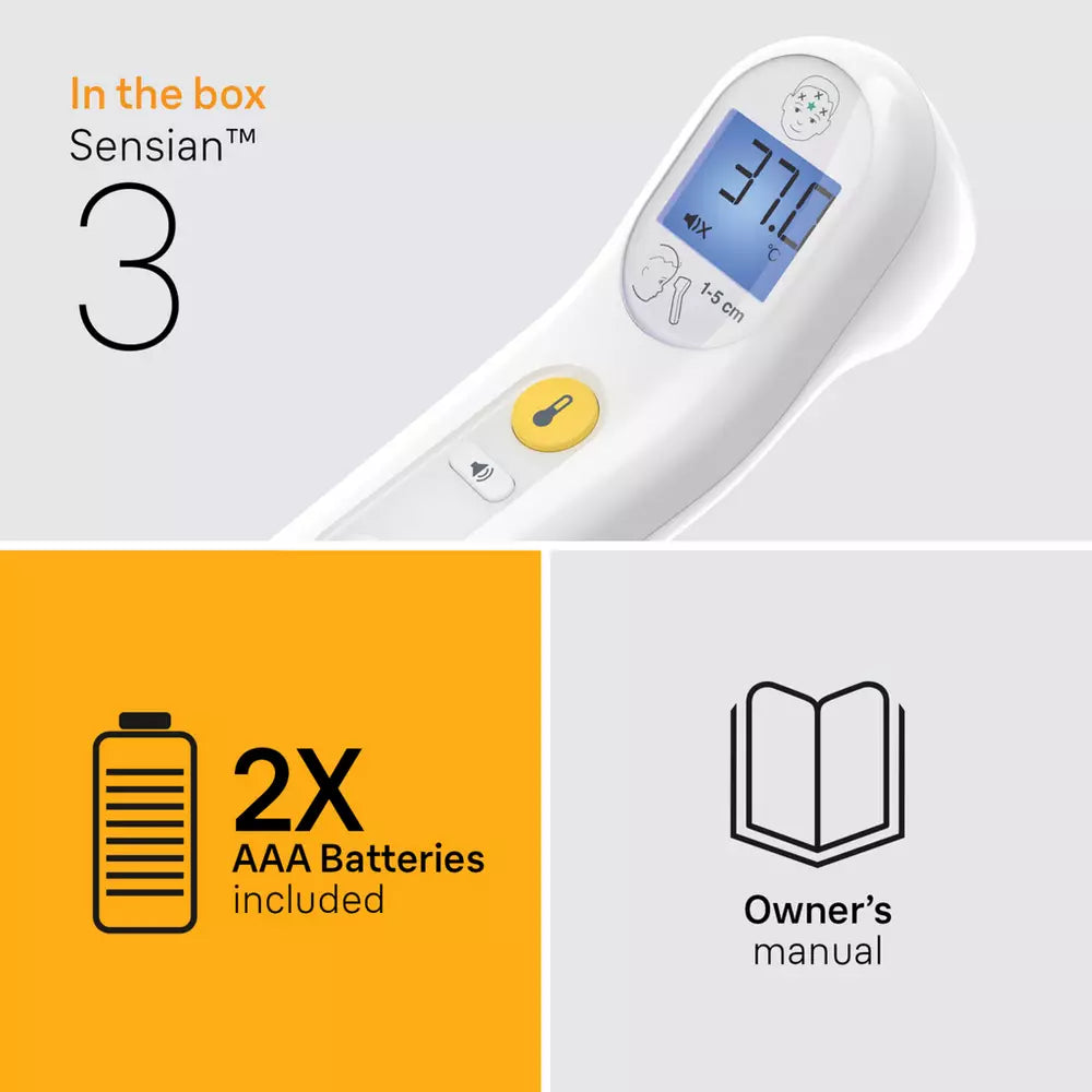 Braun Sensian 3 Forehead Non-Contact Thermometer