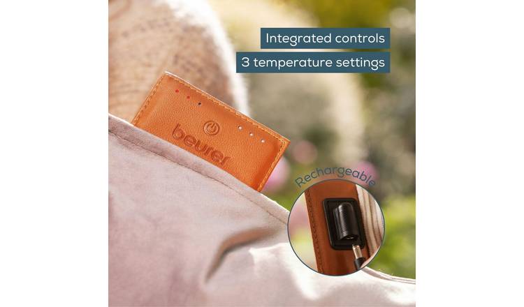 Beurer Heated Cushion - Taupe