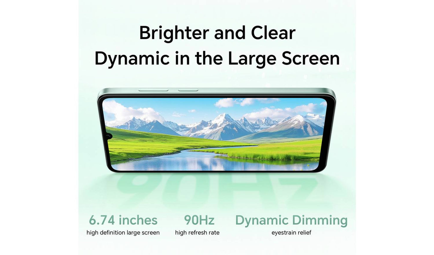 SIM Free HONOR X5c Plus 64GB AI Mobile Phone Midnight Black